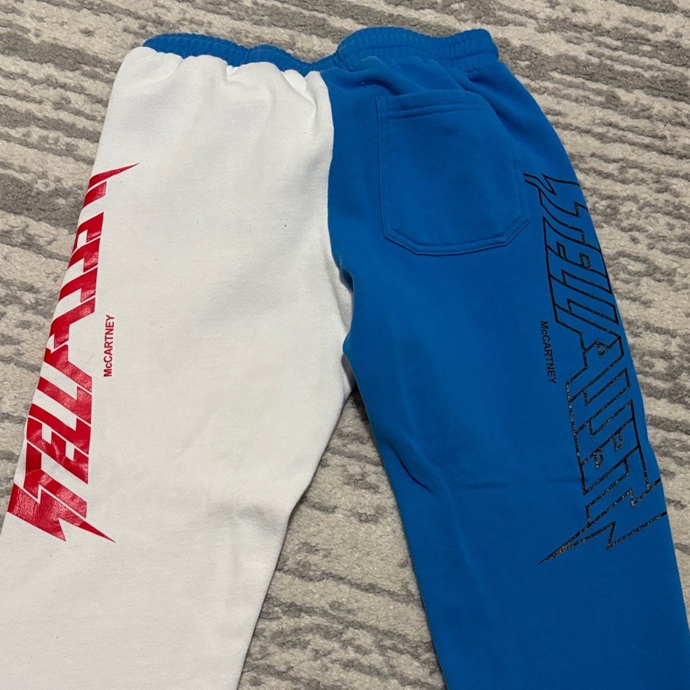 Stella McCartney Kids Blue and White Joggers - Picture 2 of 3